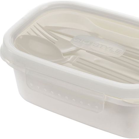 Boîte à lunch avec couverts