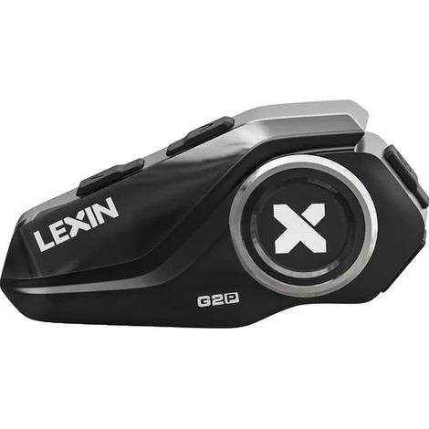 Interphone Bluetooth pour casque de moto, connectable jusqu'à 6 pilotes, conception à gros boutons, G2P-1PCS (1/2)
