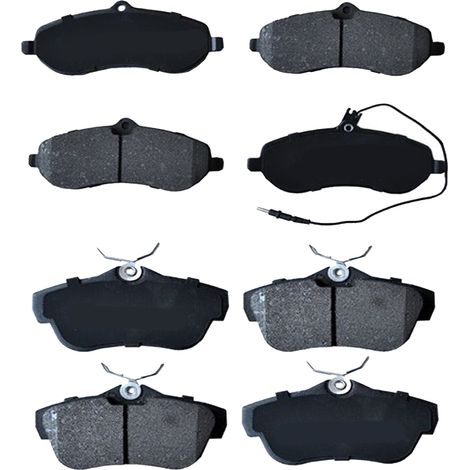 KIT PASTIGLIE FRENO ANTERIORI E POSTERIORI compatibile con CITROEN JUMPY (VF7) / PASTIGLIE FRENANTI AUTO OEM FDB1771,FDB1772 / SOSTITUZIONE DIRETTA / BASSA POLVERE / SILENZIOSO