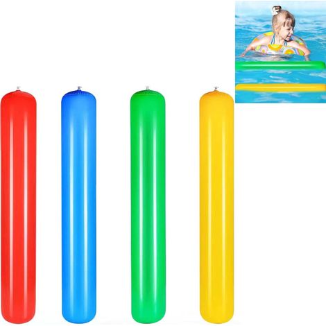 Ensemble de 4 flotteurs gonflables, 150 cm, pour l'apprentissage et l'entraînement à la natation, un accessoire flottant destiné à une utilisation récréative dans l'eau.-AquaForge (1/5)