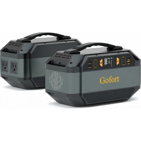Station électrique portable 299 Wh - Puissance 330 W, pic 600 W - Onde sinusoïdale pure - USB QC 3.0, 2 ports Type-C et 4 sorties DC (1/5)