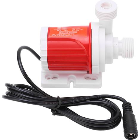 Pompe à eau CC sans balais 12 V 10 W 1000 l/h, pompe de circulation, mini-pompe submersible silencieuse pour usage domestique, pompe amphibie (1/5)