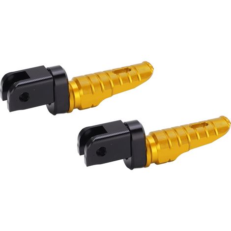 Repose-pieds, Repose-pieds pour Motos de Moto en Alliage d'aluminium Avant de Moto de Remplacement pour Brutale 800 RR RR SCS ROSSO (orangé doré) (1/4)