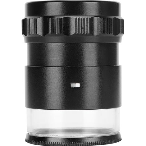 Loupe grossissante 8 LED x10 avec échelle, haute définition et réglable (1/5)