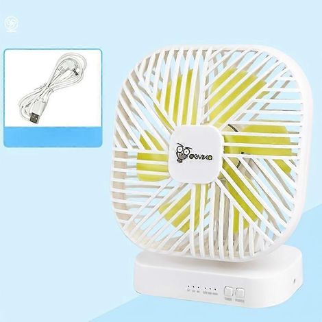 Ventilateur magnétique portable, 3 vitesses, alimentation par batterie USB, minuterie 1/2/4 heures, idéal pour la maison, le bureau, les voyages et le camping. (1/5)