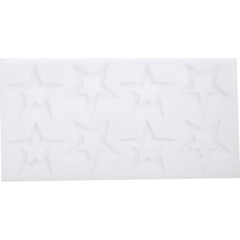 moule en silicone pour décoration de gâteaux, chocolat, fondant et bonbons (étoile) (1/3)