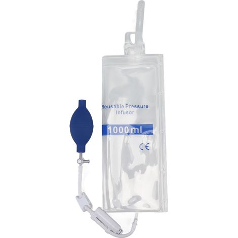 Sac de pression médical 1000ml, TPU étanche à l'air, pochette de perfusion pour urgence soignant (1/5)