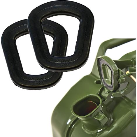 Lot de 2 joints de rechange pour bidon de carburant en métal - Fabriqué en Europe (1/3)