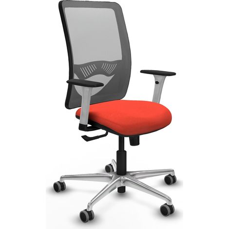 Silla de oficina piqueras y crespo Zulema blanco espuma alta densidad (1/2)