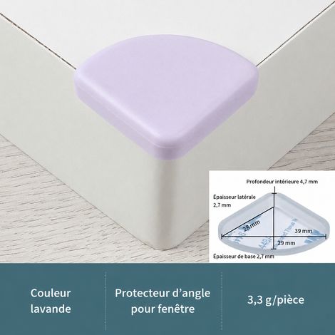 Protection d'angle pour fenêtre et meuble anti-collision violette violet 15 g – Livraison gratuite