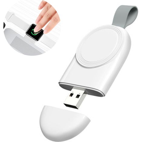 Chargeur de montre, chargeur sans fil portable pour Apple Watch, charge rapide magnétique, compatible avec les Apple Watch Series SE, 6, 5, 4, 3, 2 et 1. (1/5)