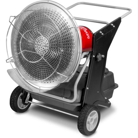 Canon à chaleur infrarouge fioul 40kW silencieux et mobile MW Tools WD135I (1/3)