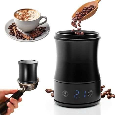 Gobelet doseur numérique, balance de précision avec écran LED, balance à expresso rechargeable d'une précision de 0,1 g, balance de cuisine numérique portable pour expresso et café filtre (1/5)