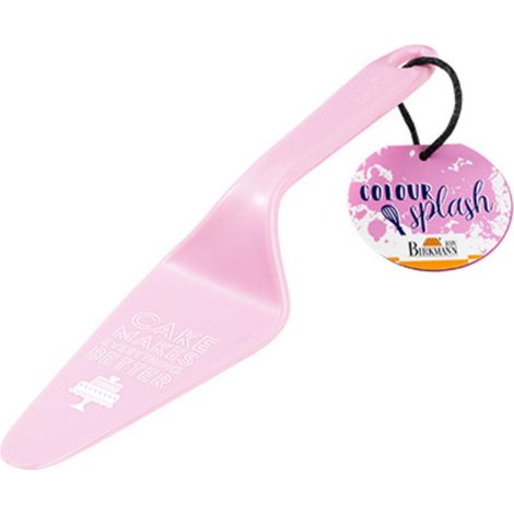Pelle à tarte en plastique avec inscription en allemand Rose 26 x 6 cm Passe au lave-vaisselle (1/5)