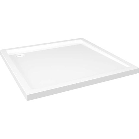 Receveur de douche carré ABS Blanc 80x80 cm