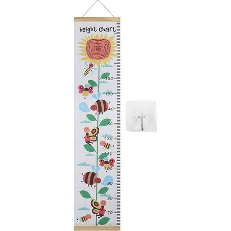 Jauge de Taille Murale Amovible pour Enfants - Mètre de Mesure de Croissance Décoratif (1/5)