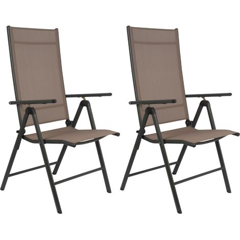Lifetime Ensemble de chaises de jardin Beige H105xl57xL56cm (1/4)