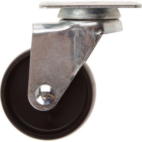 Suki 3271303 Roulette avec platine pivot 45 mm Noir