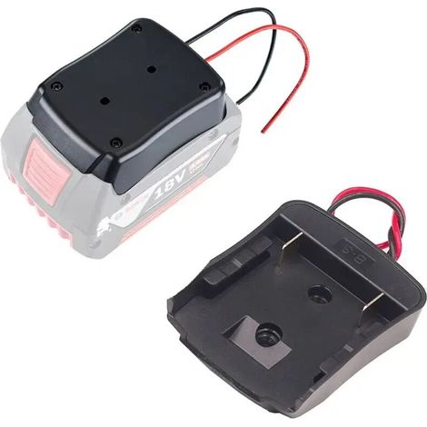 Battery Adapter for Bosch Power Tools, 18V Li-Ion Battery Connector, 14 AWG (1/4)
