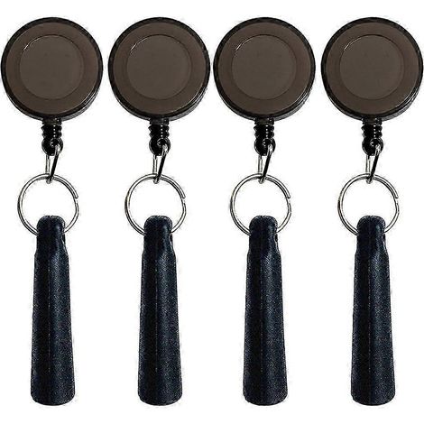 Lot de 4 porte-crayons rétractables en silicone élastique, stylos à tirer rétractables robustes pour le travail du bois et la maçonnerie (1/4)