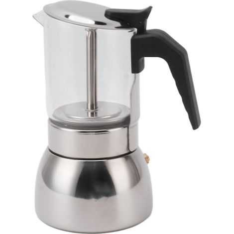 Cafetière à Double Valve en acier inoxydable, 300ML, résistante aux hautes températures, multifonctionnelle, Portable, pour la maison et le magasin