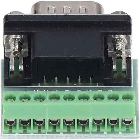 Bornier DB9 mâle vers connecteur à vis 9 broches, carte de dérivation pour RS232 et RS485 (1/5)