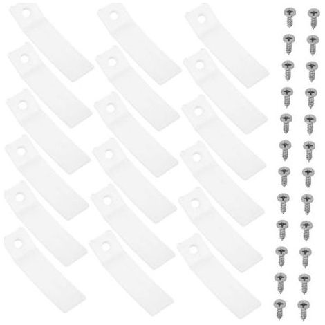 50 Ensembles Non Slip Furniture Drawer Stops With Screws Transparent Plastic Drawer Stoppers For Dresser Tracks Repair And Stable Storage (1/5)