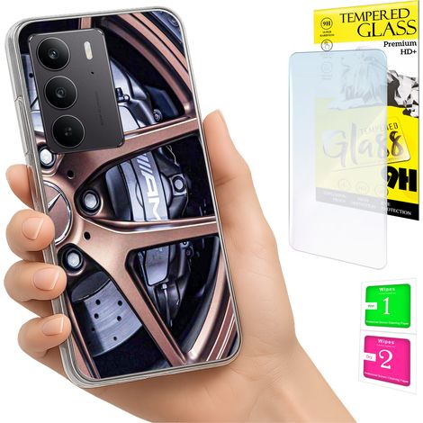 Custodia per Realme C75 / 14X 5G con cover fotografica e vetro temperato 9H. (1/5)