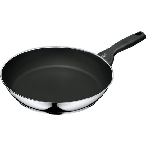 Poêle à frire induction 28 cm, poêle en céramique, revêtement en acier inoxydable, revêtement en céramique, poignée en plastique (1/5)