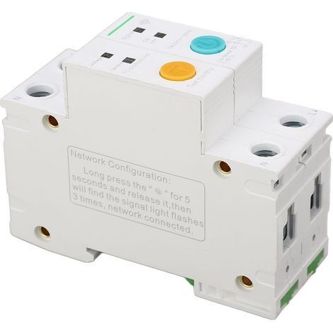WLAN-Leistungsschalter mit 30 mA Fehlerstromschutz, 2-polig, 40 A, App-Fernbedienung und Synchronisierung, 230 V (1/5)