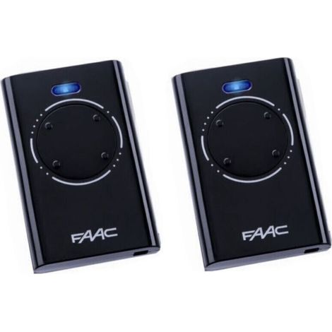 Télécommande FAAC XT4 868 SLH NOIR Pack de 2 - Noir (1/5)