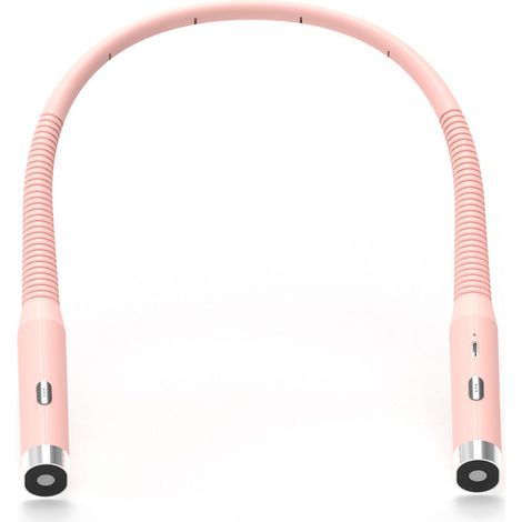 Lampe de lecture LED pour le cou, rechargeable par USB, 1000 mAh, avec 3 niveaux de luminosité, idéale pour lire, camper, bricoler ou courir la nuit. Confortable pour les yeux. (1/5)