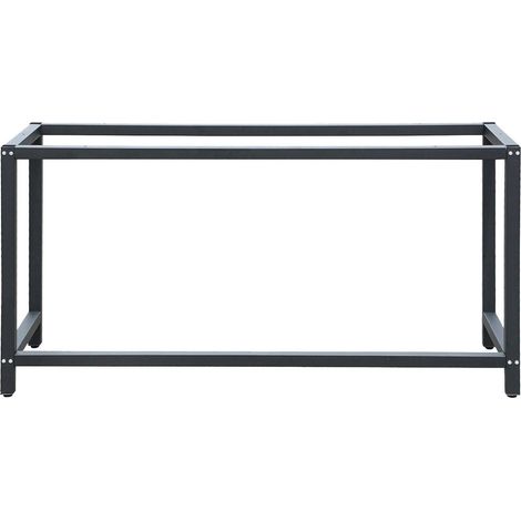 Banco de trabajo con estructura fija Banco de trabajo con estructura de 150 cm mesa de trabajo soporte para taller 160002152