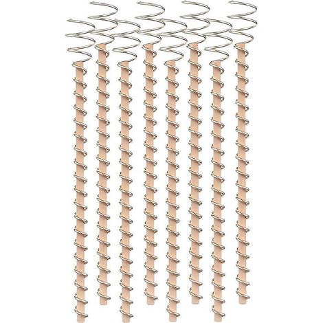 Lot de 8 antennes de jardinage en cuivre Electroculture (17 pouces) -- (1/5)