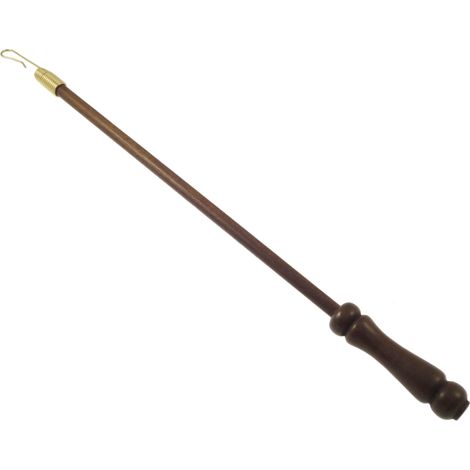 frusta tiratende in legno 100 cm - colore noce.