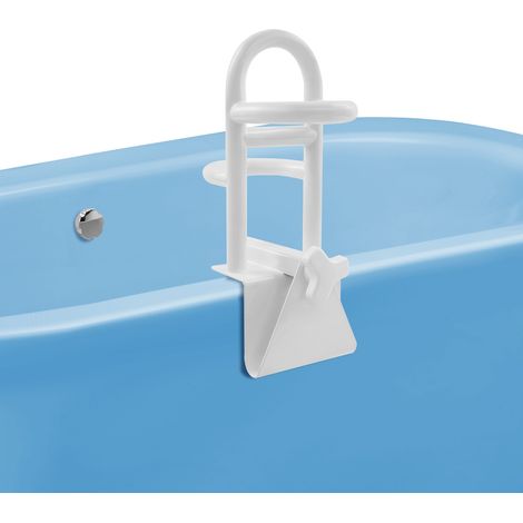 Barre d'Appui Baignoire Senior, Poignée d'Accès à la Baignoire Réglable Largeur 8-17 cm, Poignée de Baignoire Sans Perçage, Poignée Sécurité pour Personnes Âgées, Handicapés, Schwangere (1/5)
