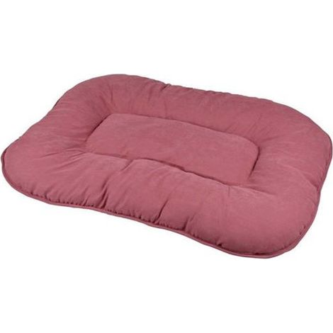 Coussin flocon rectangle en microfibre pour animaux "Softy" - Rose - L 107 x l 72 x H 5 cm - Livraison gratuite (1/2)