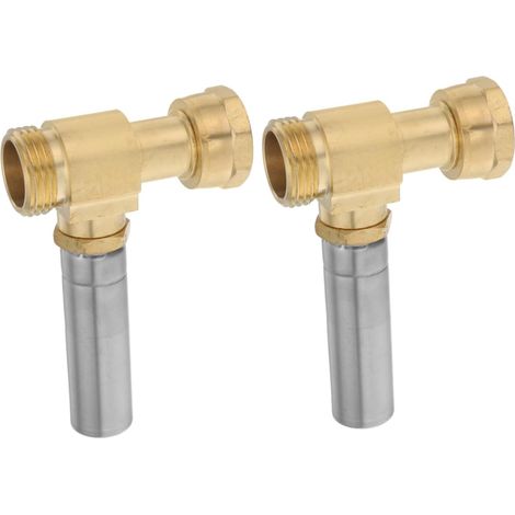 FRCOLOR Lot de 2 amortisseurs coups bélier en acier inoxydable (1/5)