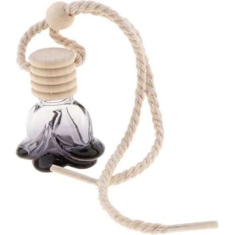 Diffuseur Suspendu Voiture - Bouteille Parfum Verre 8 ml - Pour Rétroviseur Porte Crochet - 10 Pièces (1/5)