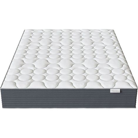 Matelas ressorts ensachés 160x200 Spring Plus Hbedding - Mousse à mémoire de forme et ressorts ensachés (1/5)
