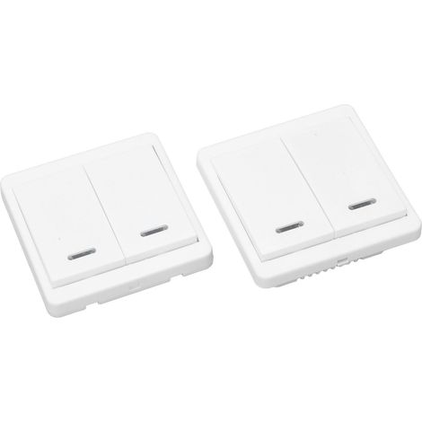 Interrupteur à distance sans fil BERM, contrôleur intelligent sans fil, panneau de commande 2, 170240 V, BEM RS2K WR 2, ouvert (1/5)