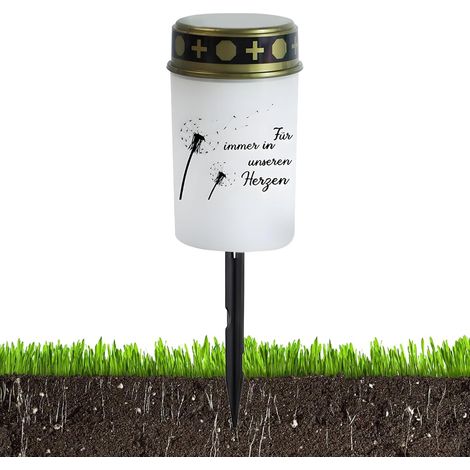 Lumière Tombale - Lanterne Jardin - Décorations Lumineuses LED sur Pieu (1/5)