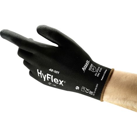 Ansell 48101070 HyFlex® Nylon Arbeitshandschuh Größe (Handschuhe): 7 EN 388:2016, EN 420-2003, EN 21