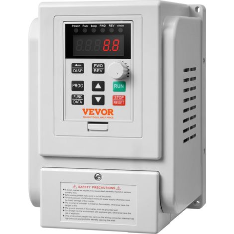 Variateur de Fréquence 4 kW Convertisseur de Fréquence 5 CV 18 A 0-400 Hz VFD avec Entrée Monophasé Sortie Triphasé Régulateur Contrôle de Vitesse Refroidissement Rapide pour Moteur de Machines (1/5)