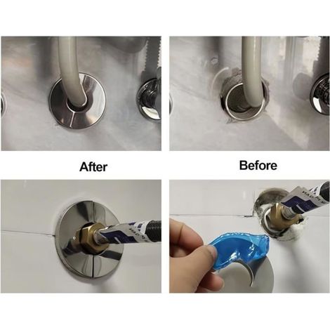 Rosace ronde acier inoxydable, Bride couvercle robinet, Évier/cuisine/toilettes, Décoration plomberie Cuneary (1/5)