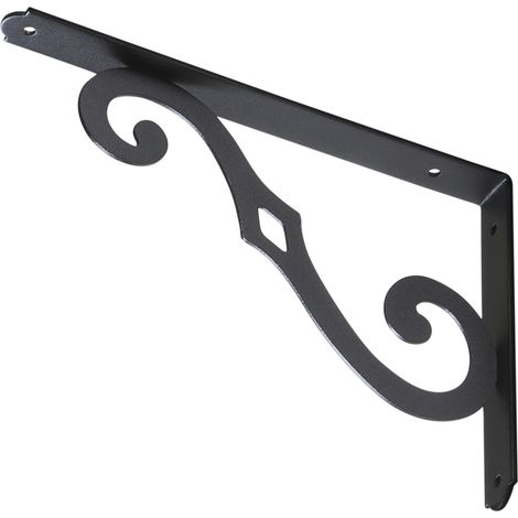 SOTECH Regalkonsole RK17 schwarz Tragkraft max. 30 kg pro Paar 250 x 170 mm (1/5)