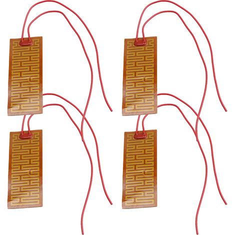 Plaque de Chauffage à Film Mince PI 12V 10W Adhésive en Plastique Lot de 4 (1/5)
