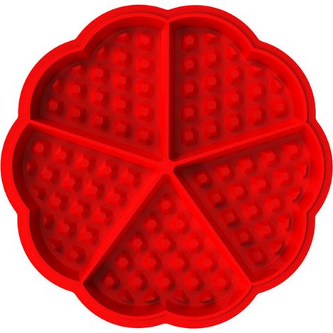 bricolagemoule à gaufres-Ustensiles de cuisson réutilisables en silicone (1/5)
