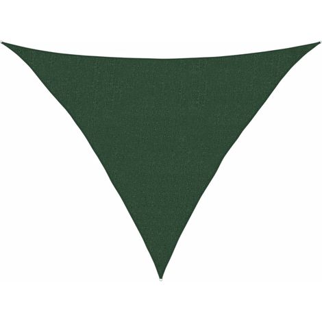 Maison Exclusive - Vela Parasole 160 g/m² Verde Scuro 2,5x2,5x3,5 m in HDPE (1/5)