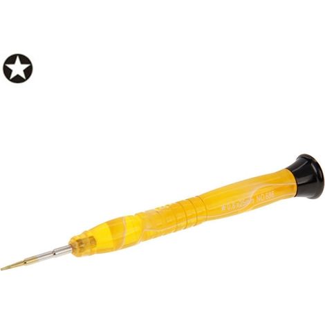 XL-0.8 precision screwdriver for telecommunications, adorned with a crystal flower (set of 0.8, five-pointed star pattern), random color (1/4)